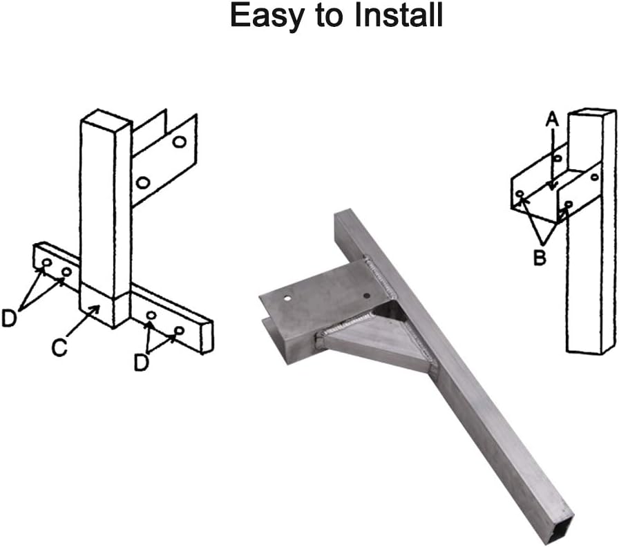 Aluminum Roof Ladder Rack Bracket for Trailers Z690292