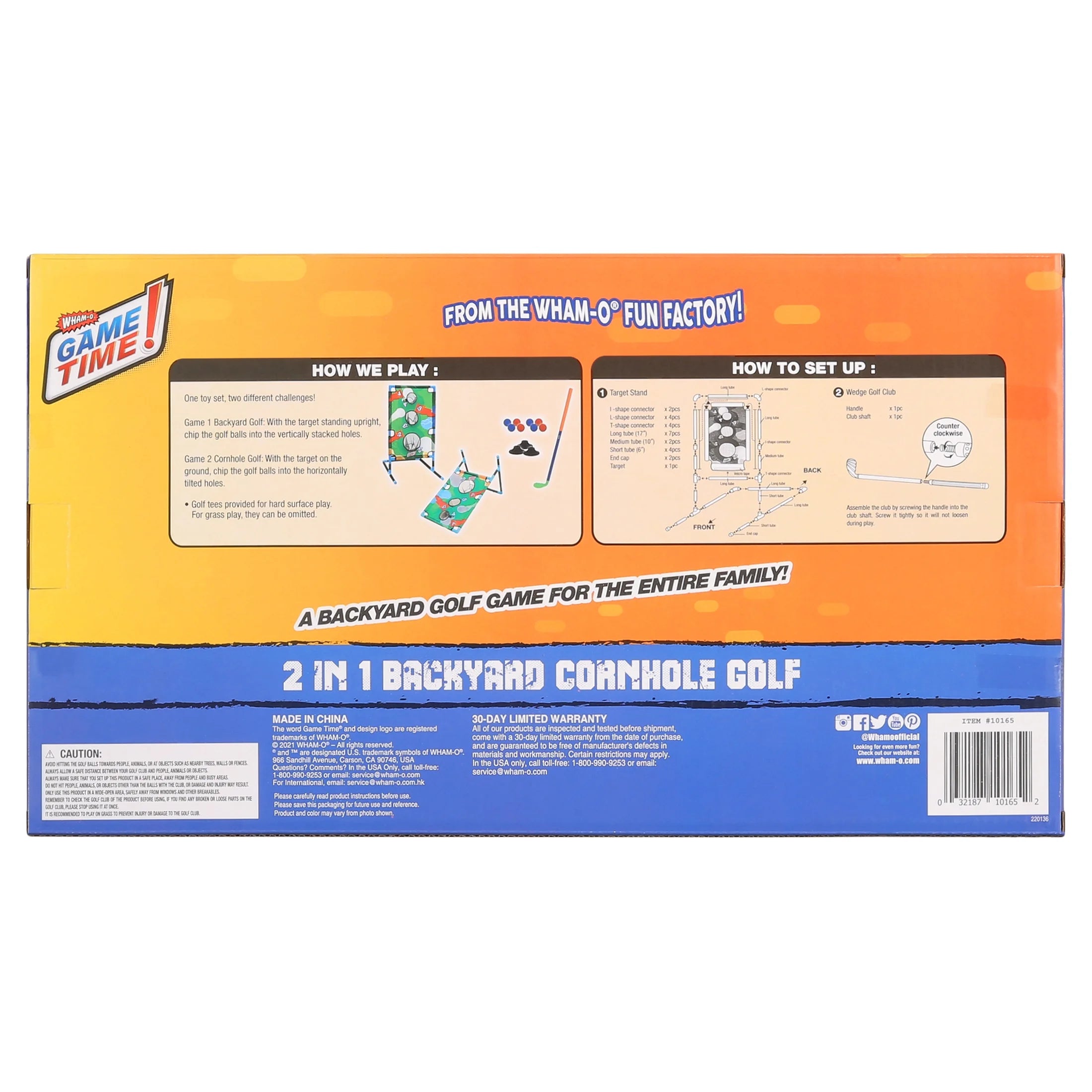 2 in1 Backyard Cornhole and Golf Set A7827