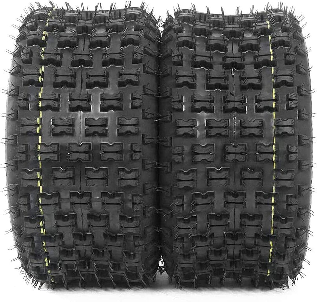 Complete Set of 4 ATV UTV Tires 21x7-10 Front & 20x10-9 Rear 4 PR Tubeless All-Terrain Tires E57328