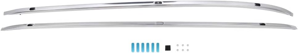 Silver Roof Rack Rail Aluminum O584