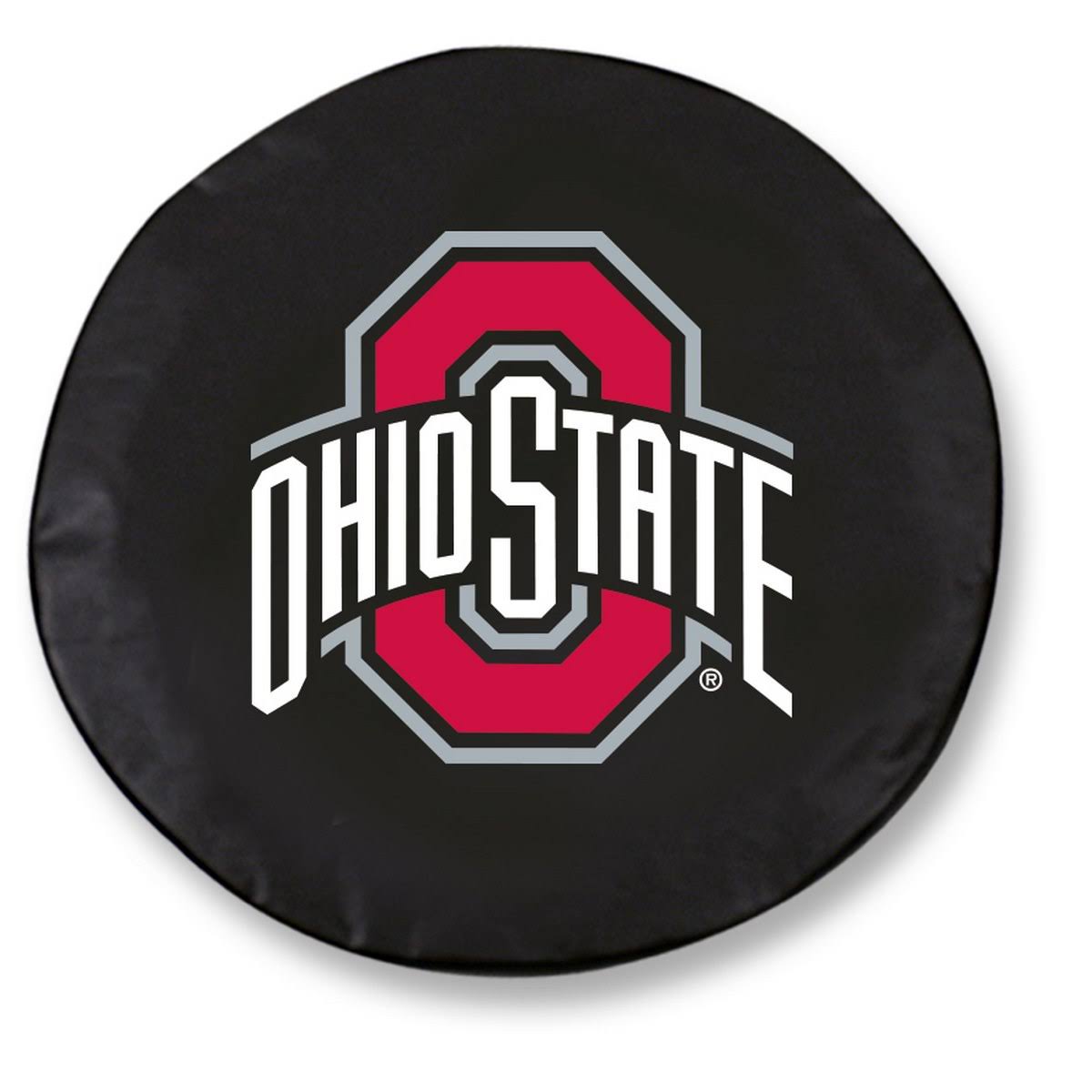 Black Vinyl Fitted Spare Car Tire Cover N639383