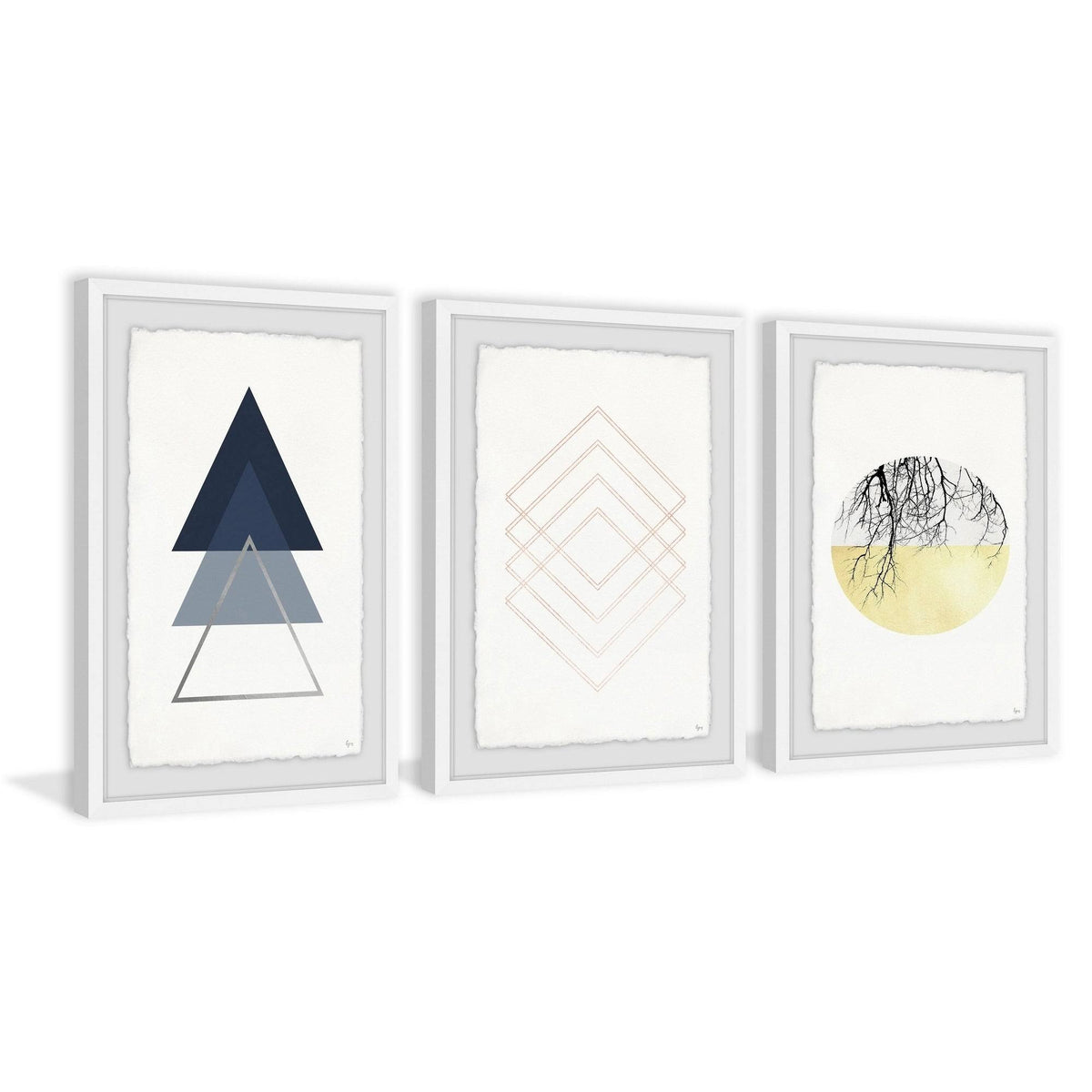 Triptych, 18 inch x 36 inch S20310