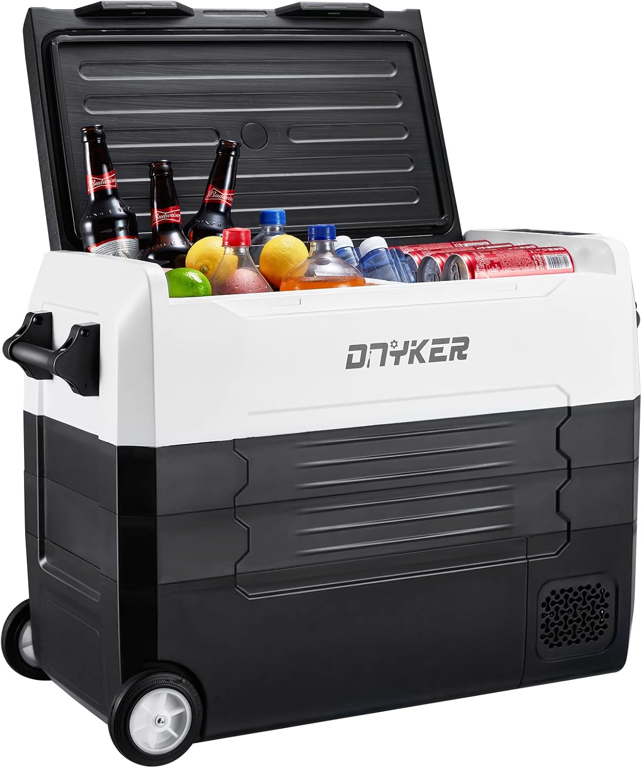 58 Quart Portable Refrigerator, 12/24V DC and 100V to 240V AC N52637