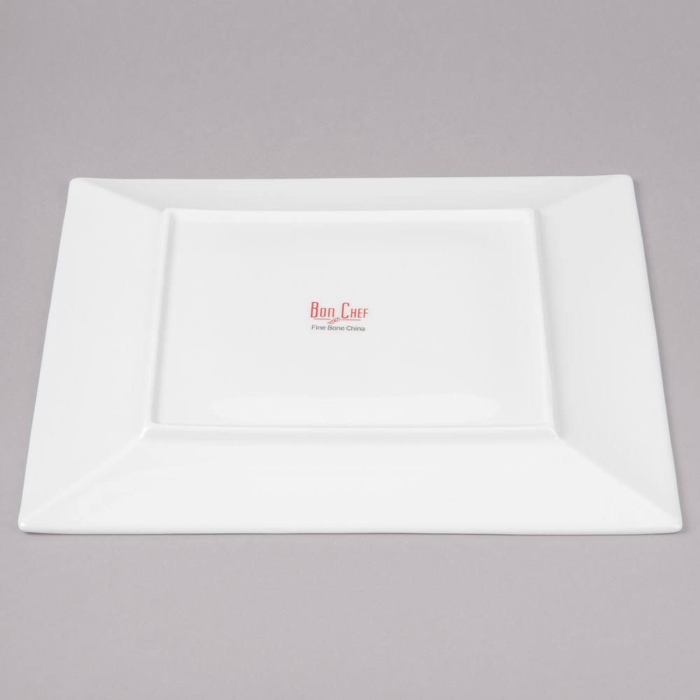 Square Salad Dessert Side Plate, Bone China (Pack of 12) U1989