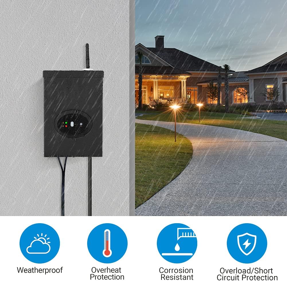 200W Smart Wi-Fi Low Voltage Transformer M302302