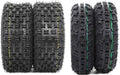 Complete Set of 4 ATV UTV Tires 21x7-10 Front & 20x10-9 Rear 4 PR Tubeless All-Terrain Tires E57328