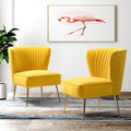 Yellow Side Chair Set of 2 G8441