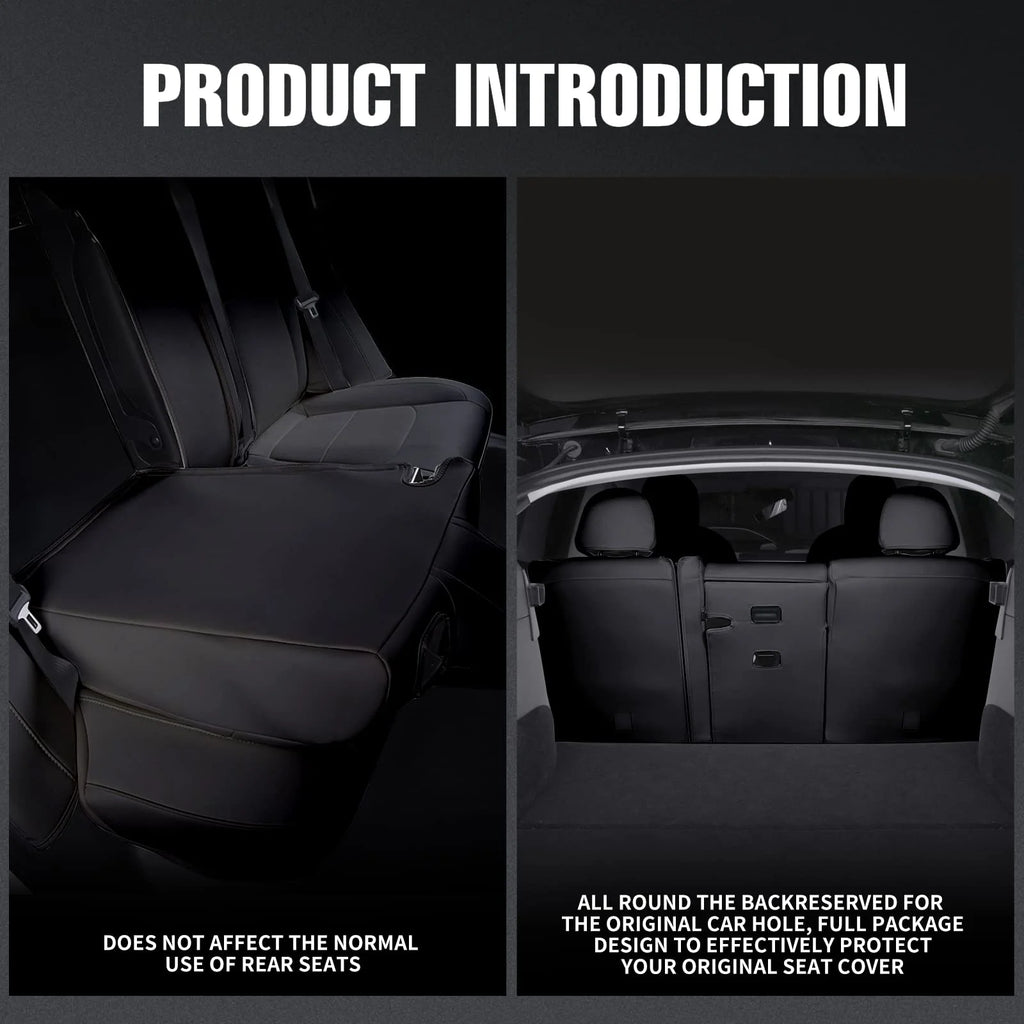 Black Waterproof Full Set Seat Covers G931