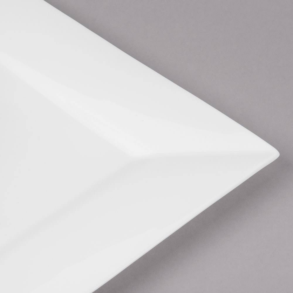 Square Salad Dessert Side Plate, Bone China (Pack of 12) U1989
