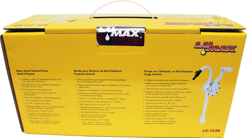Rotary Barrel Chemical Pump for 15 to 55 Gallon Drums, Pack of 2 J922
