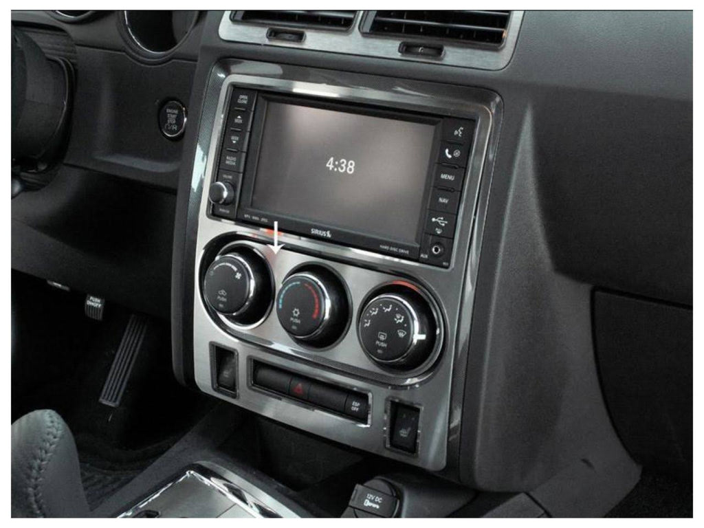 A/C Control Trim Plate T459
