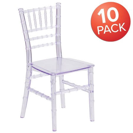 10 Pack Transparent Chiavari Chair T778