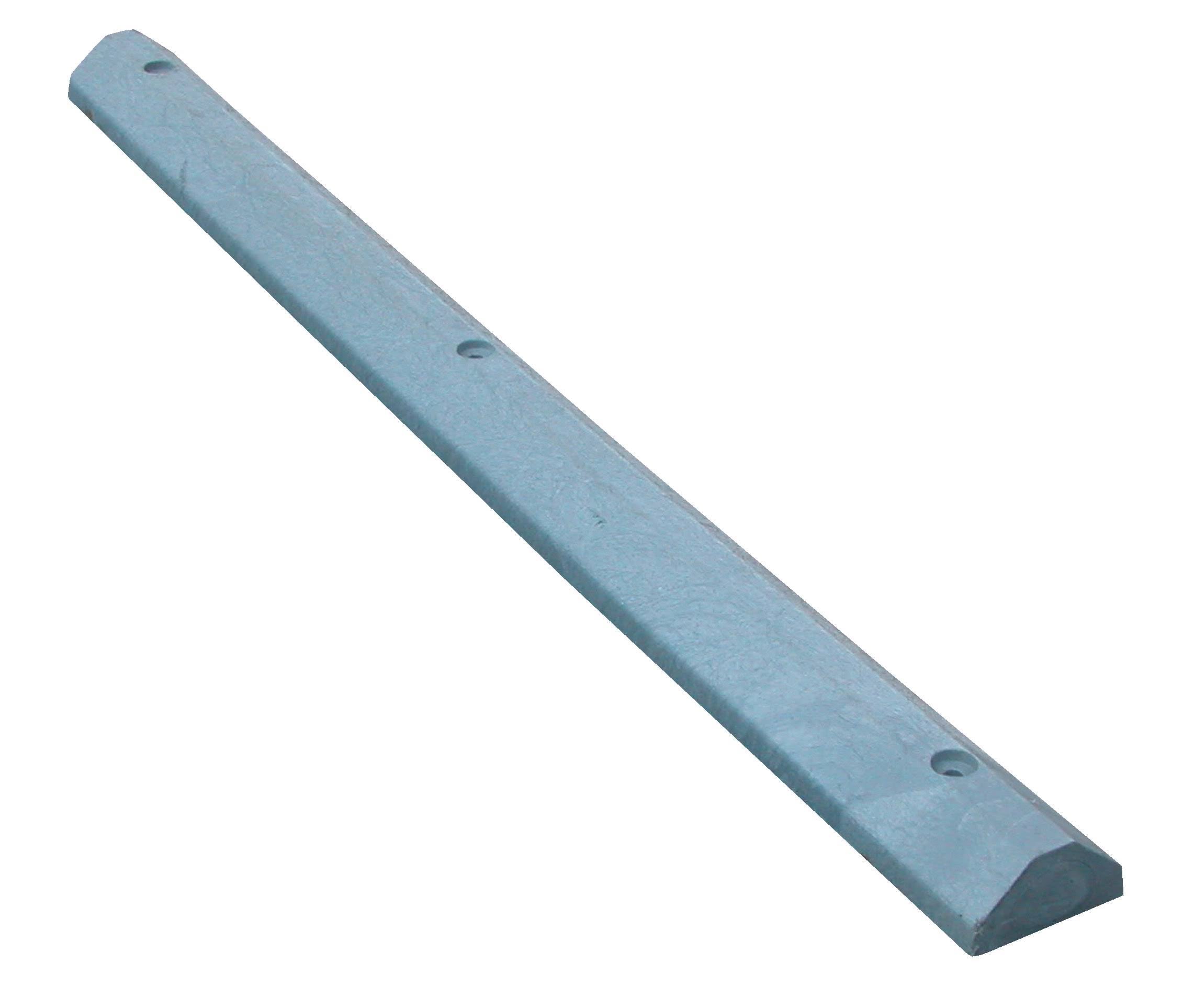 Gray Recycled Plastic Car Stop 72 in H438