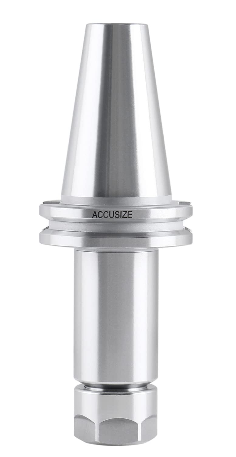 Cat40 V-Flange Collet Chuck for Er16 Collets, Draw Bar Thread 5/8-11'', 2.76'' Projection Length S990