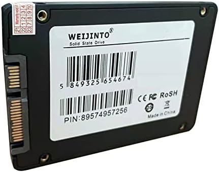 1TB SATAIII 2.5 inch 3D TLC NAND Internal Solid State Drive, Black, Pack of 2 Y15585