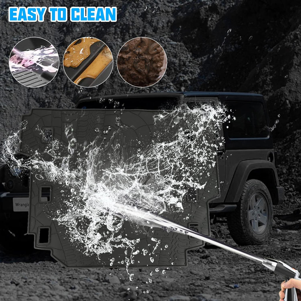 Black All-Weather Trunk Cargo Mat A984788