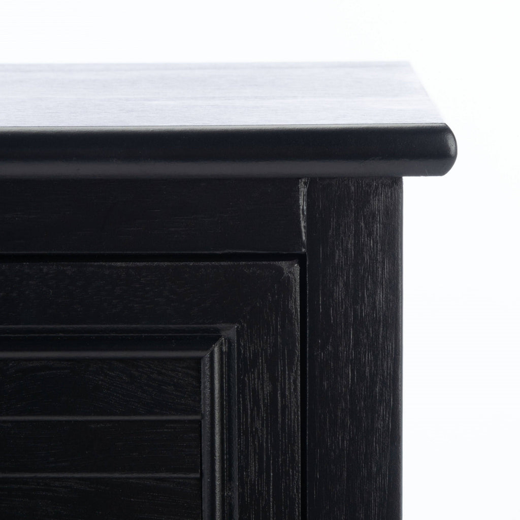 2 Drawer 2 Door Black Sideboard W575405
