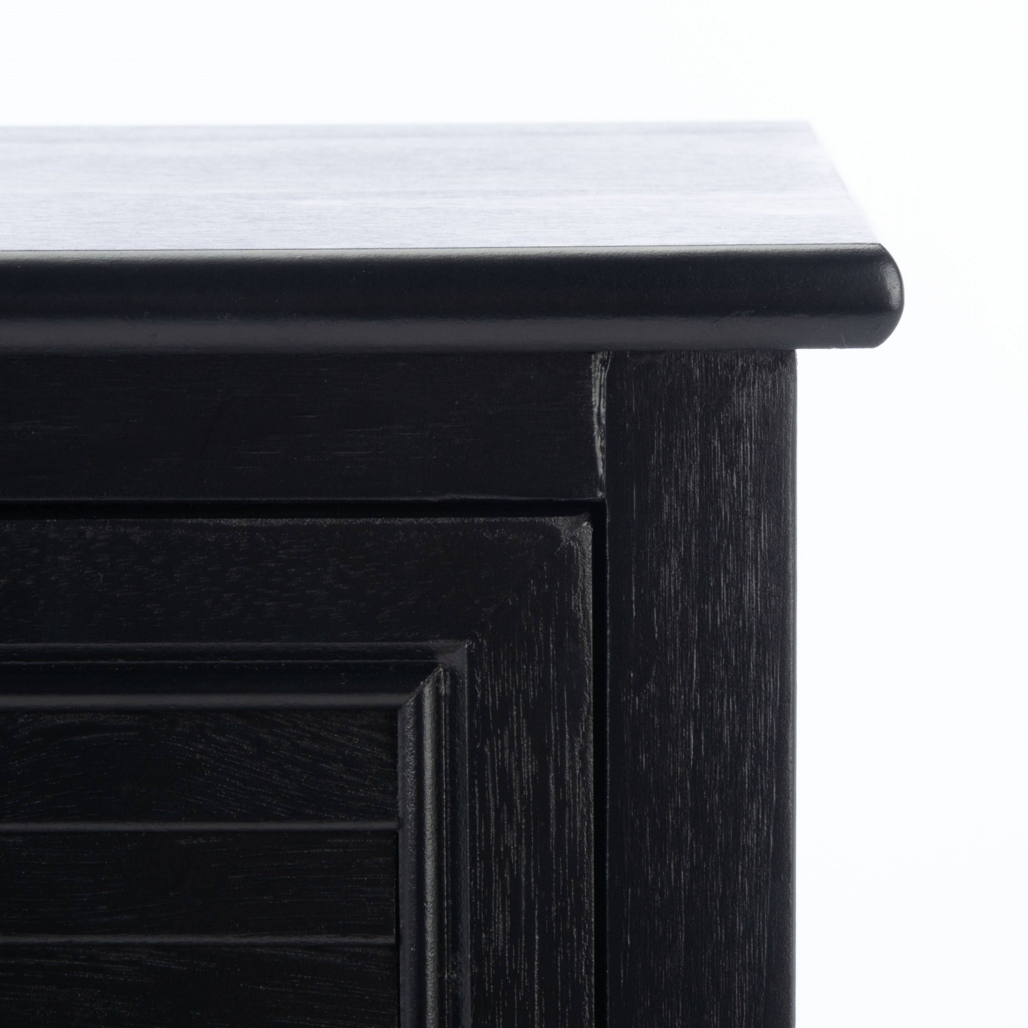2 Drawer 2 Door Black Sideboard W575405