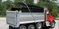 7' x 21' Double Pocket Dump Truck Tarps 18Oz Solid Vinyl L21893