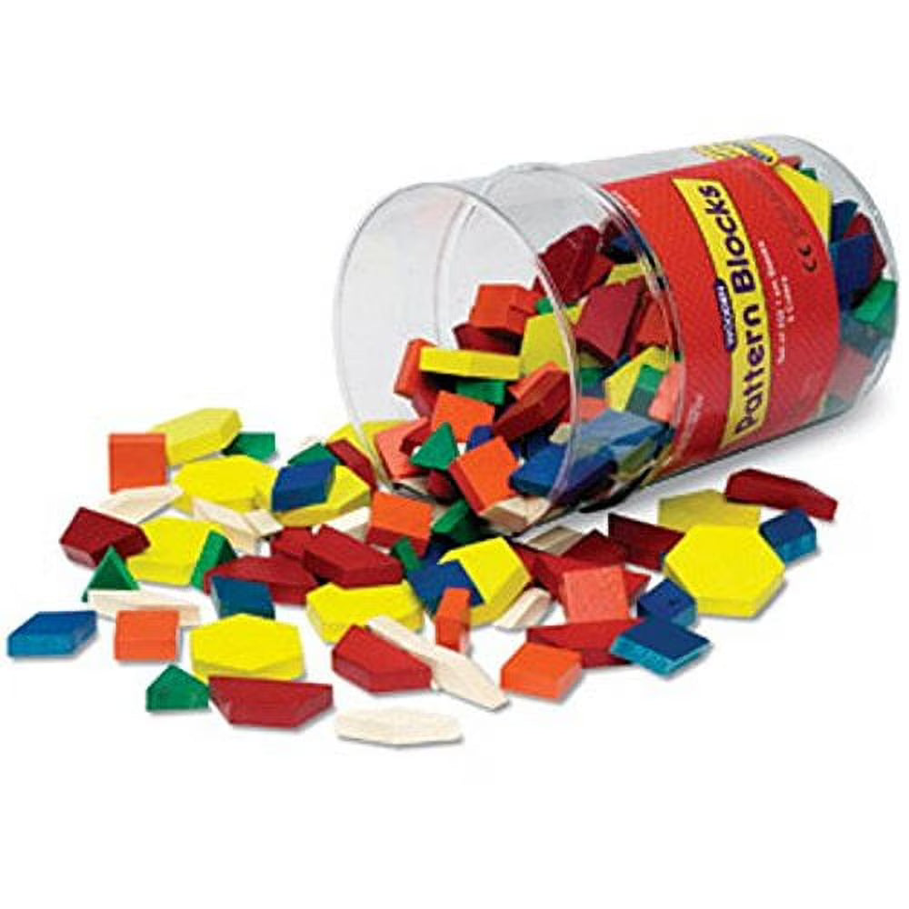 Set of 250 Wooden Pattern Blocks K255240