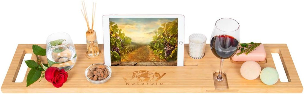 Bamboo Bathtub Caddy Tray, Pack of 2 D998