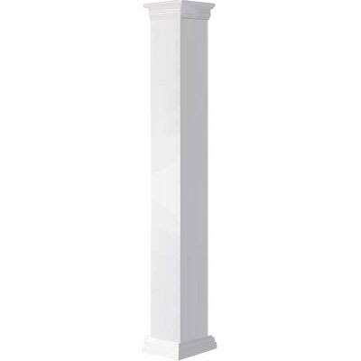 14 inchw x 12&H Smooth Column, Prairie Capital & Prairie Base, Size: 14 inchw x 144 in V437156