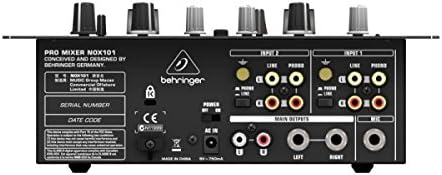 2-Channel DJ Mixer Black O8881