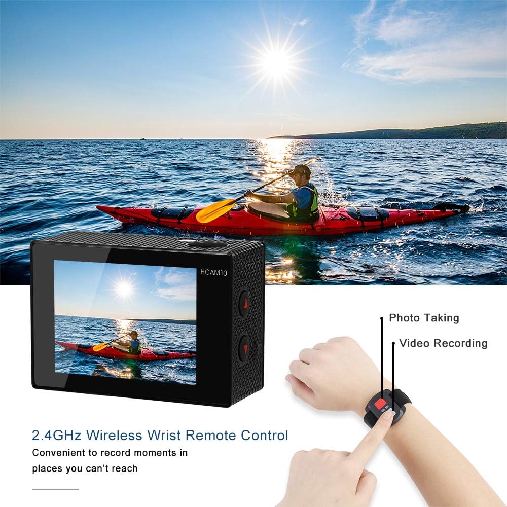 4K Waterproof Action Camera with Wide Angle Lens P3604
