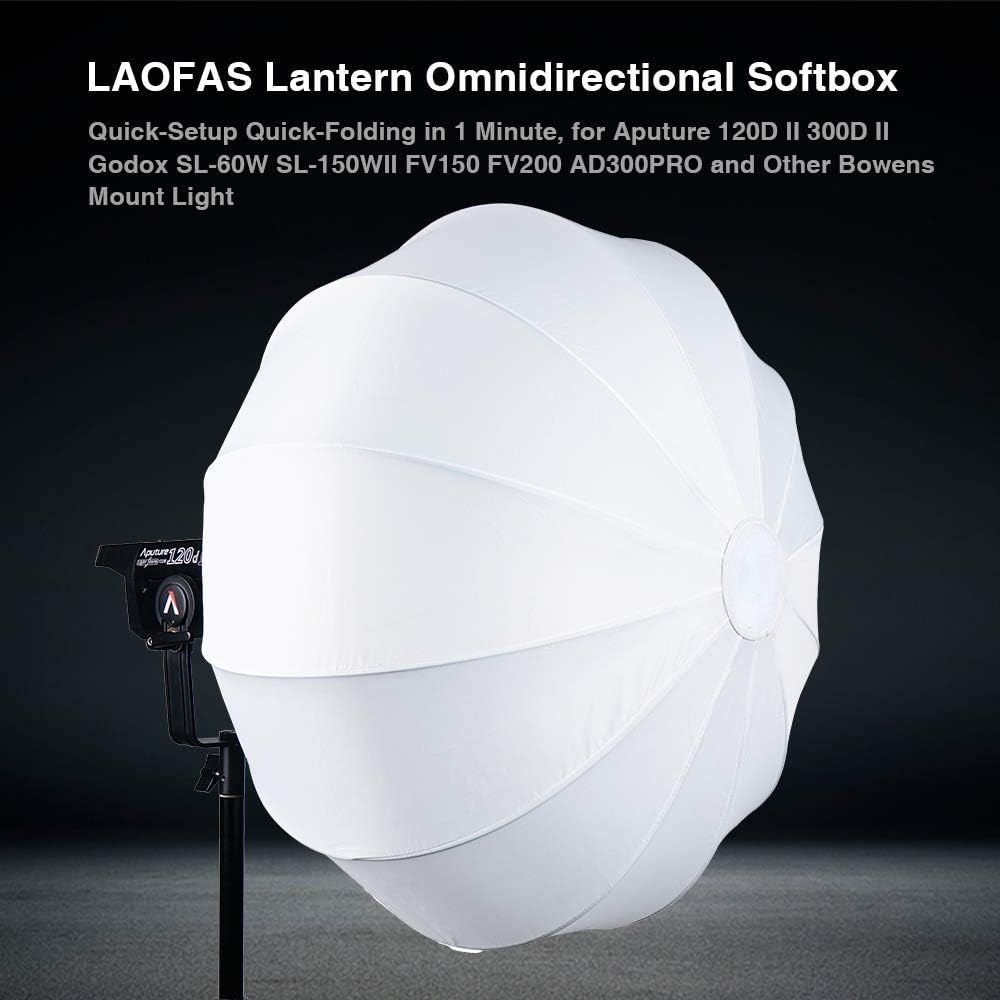 Lantern Softbox 19.68Inch 50CM, Bowens Mount, Pack of 2 P11369