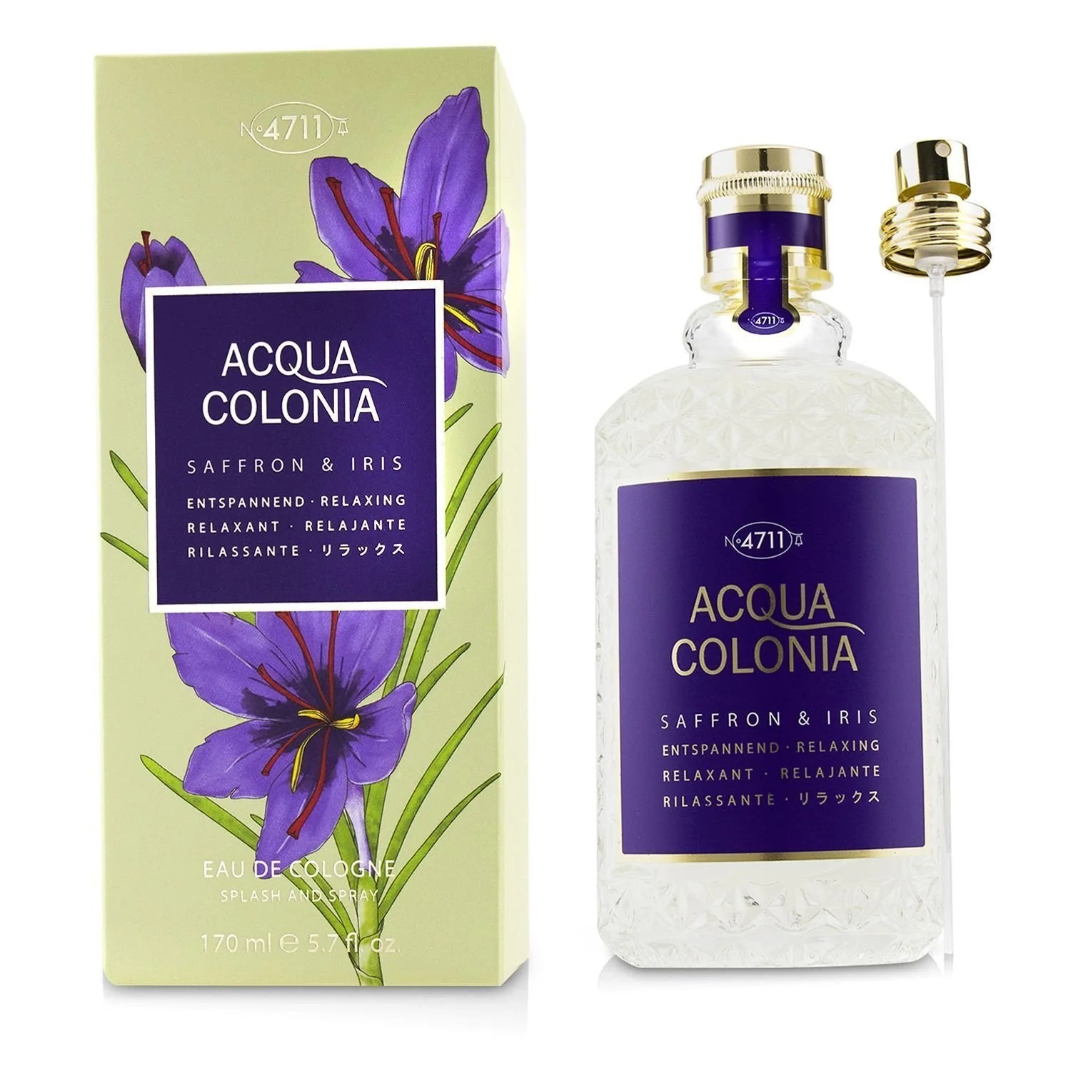 Saffron & Iris Eau De Cologne Spray 170ml Z4436