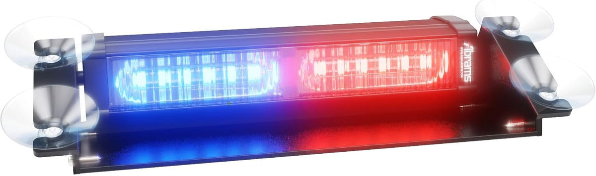 36W 12 LED Windshield Strobe Warning Light Bar P1379