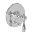 Matte White Tub & Shower Diverter Plate with Handle A125