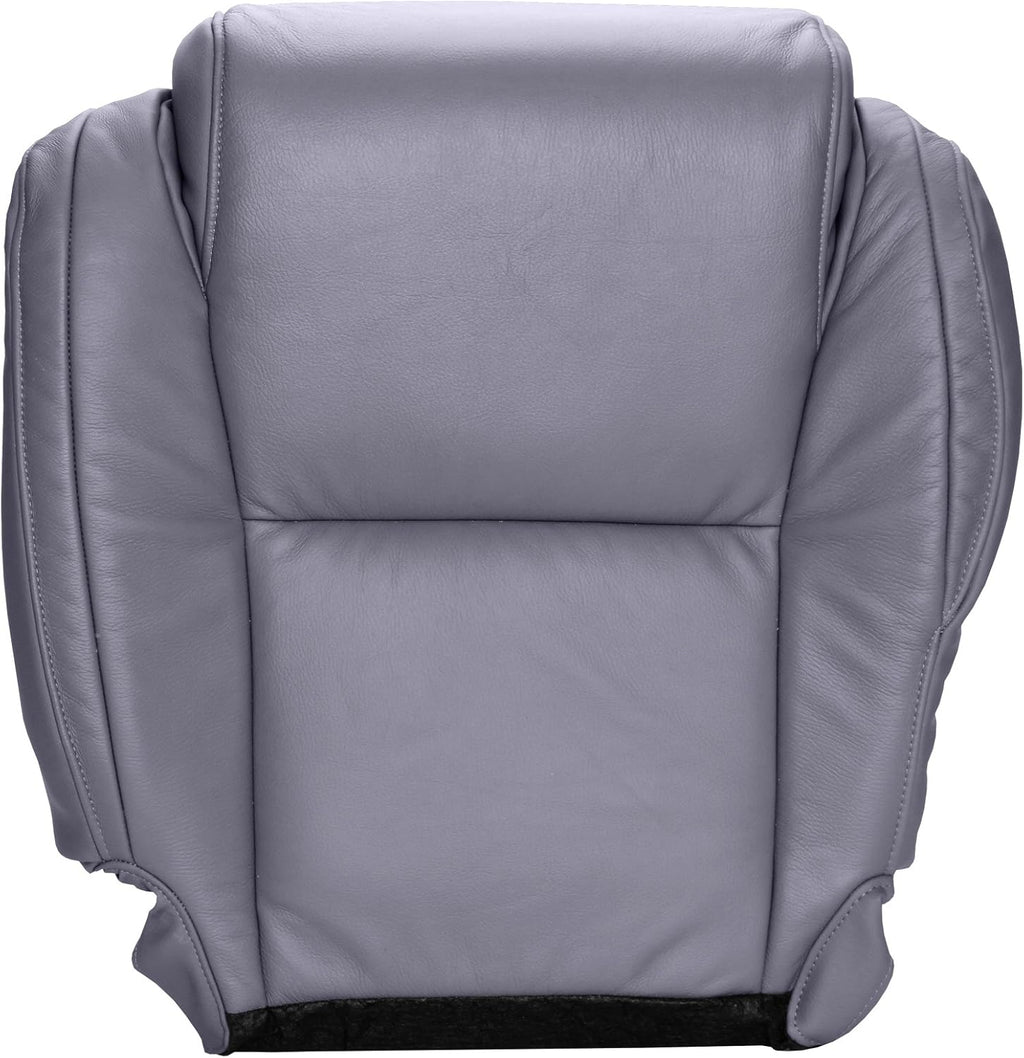 Graphite Gray Leather Driver Bottom Replacement Seat Cover P1909