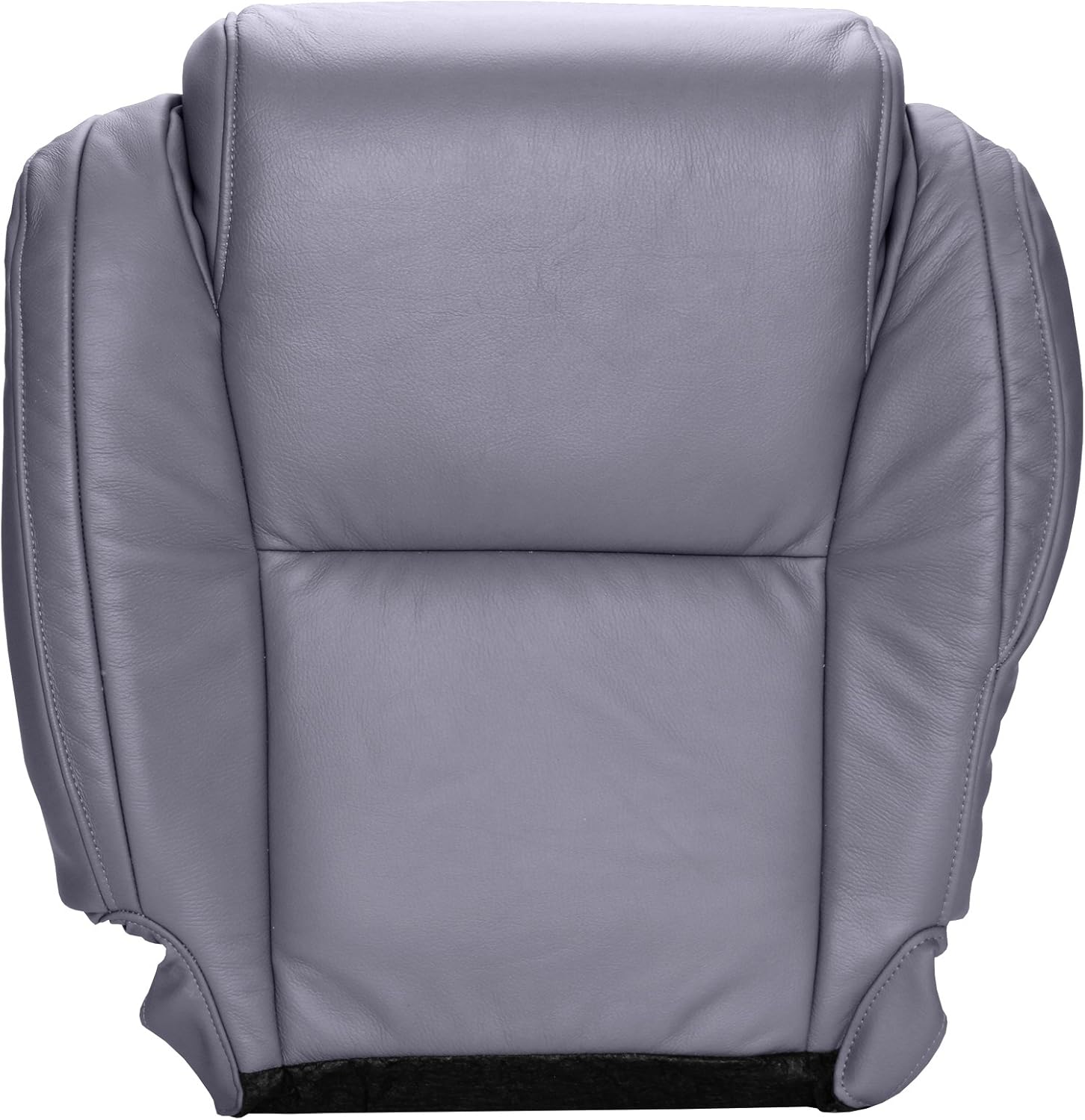 Graphite Gray Leather Driver Bottom Replacement Seat Cover P1909