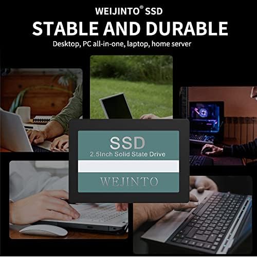 1TB SATAIII 2.5 inch 3D TLC NAND Internal Solid State Drive, Black, Pack of 2 Y15585