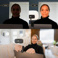 Portable USB Video Conference Light with 4 Soft Light Levels J712