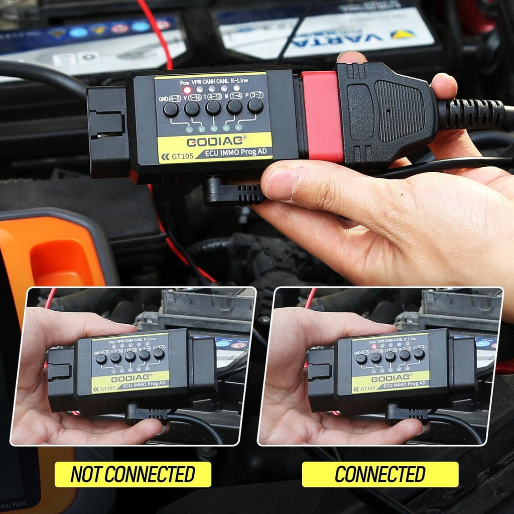 ECU IMMO Prog Adapter OBDII Break Out Box ECU Connector Pack of 2 K565727