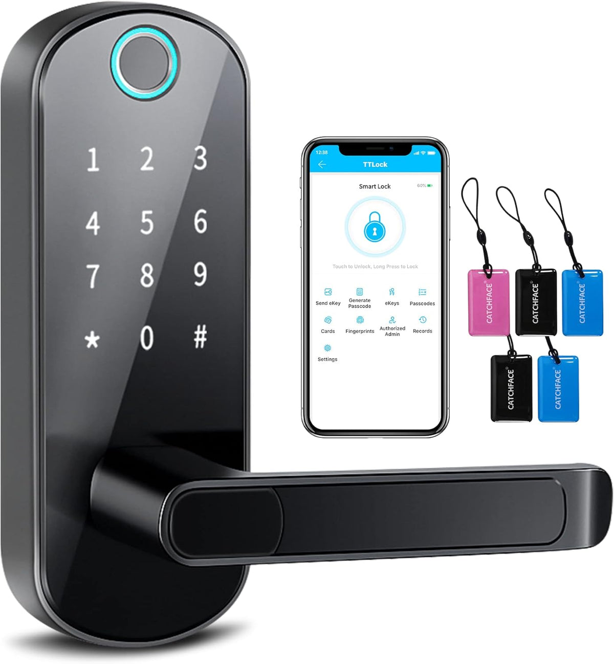 Smart Lock Keyless Entry Electronic Door Lock Q101009