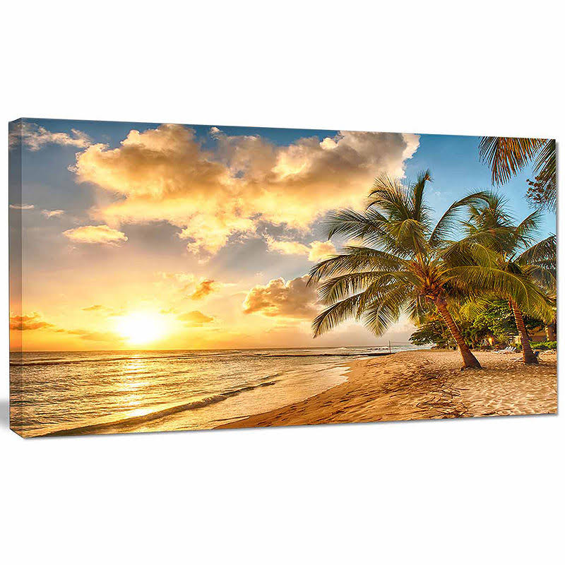 40 inch x 20 inch Seascape Canvas Artwork P968
