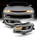 Black LED Projector Headlights Pair F182169