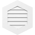 24x22W x 24x22H Vertical Peaked Surface Mount PVC Gable Vent D97231