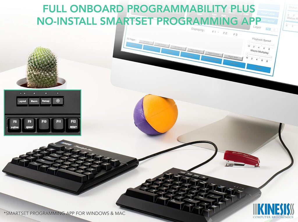 Quiet Ergonomic Split Mechanical Keyboard U149