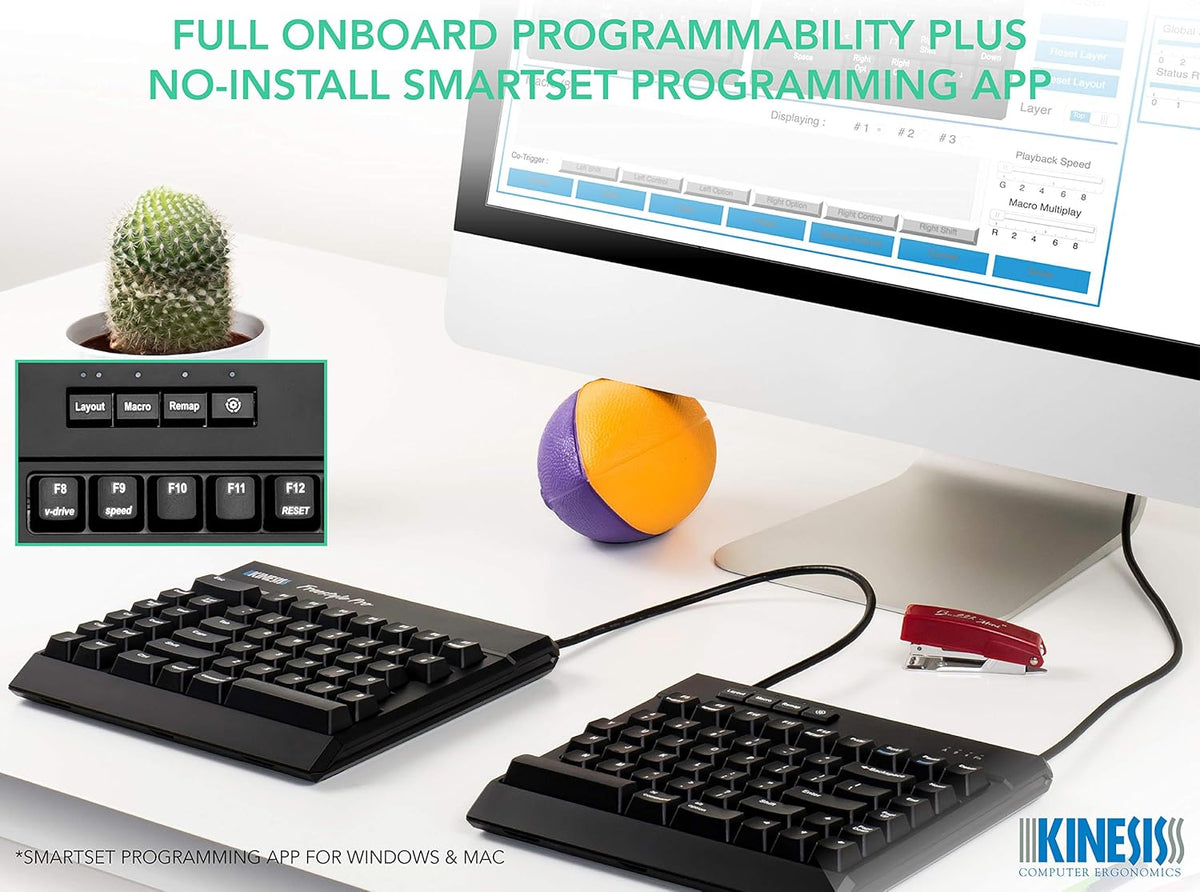 Quiet Ergonomic Split Mechanical Keyboard U149