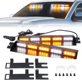 34 inches 40 LED Green White Strobe Light Bar for Trucks W2593