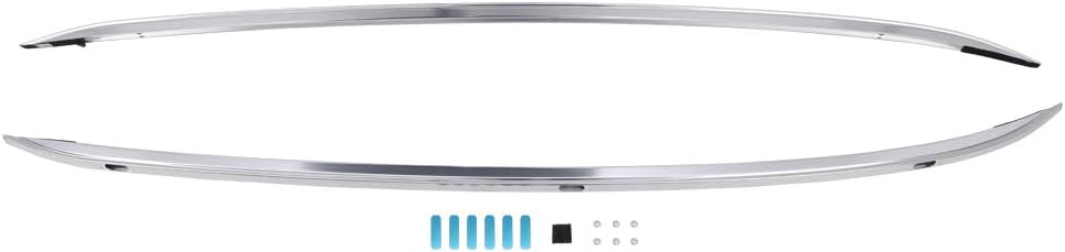 Silver Roof Rack Rail Aluminum O584