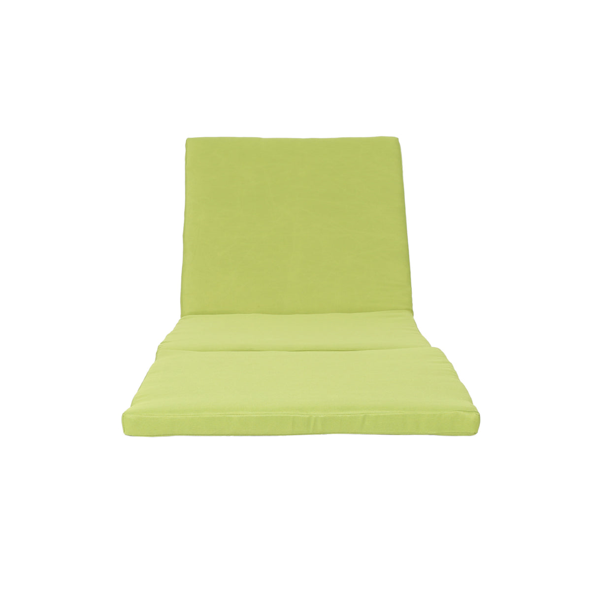 Green Water Resistant Fabric Chaise Lounge Cushion B1595