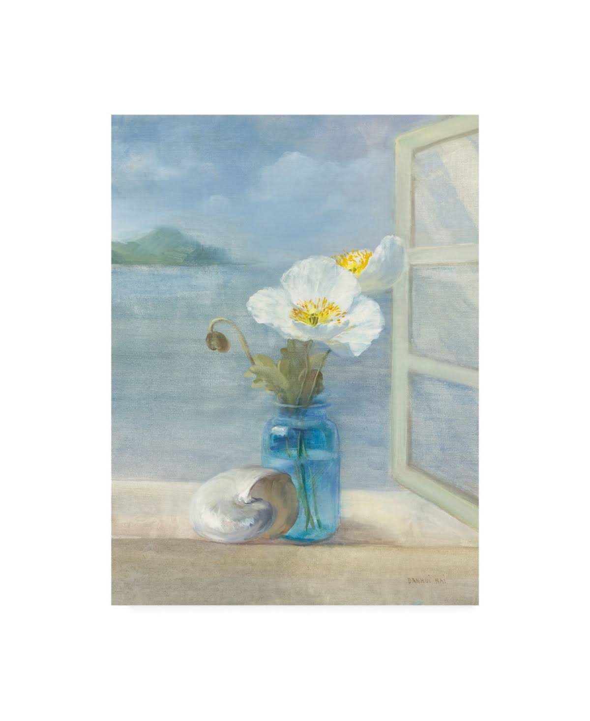 Coastal Florals II Art Print Y296