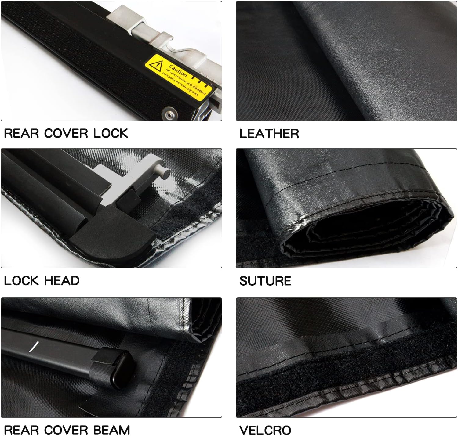 Soft Roll Up Truck Bed Tonneau Cover S324160