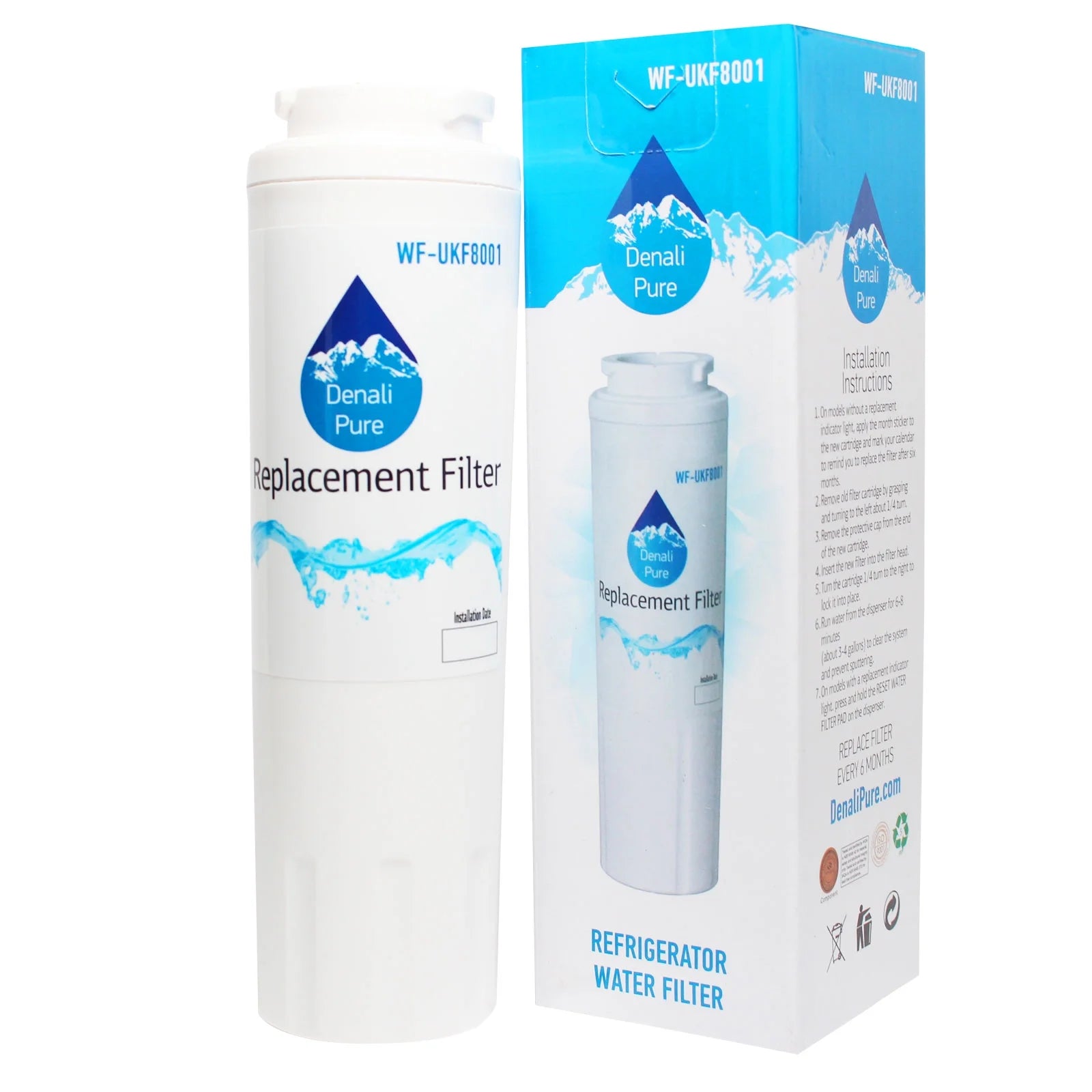 5-Pack Replacement Refrigerator Water Filter Cartridge U46477