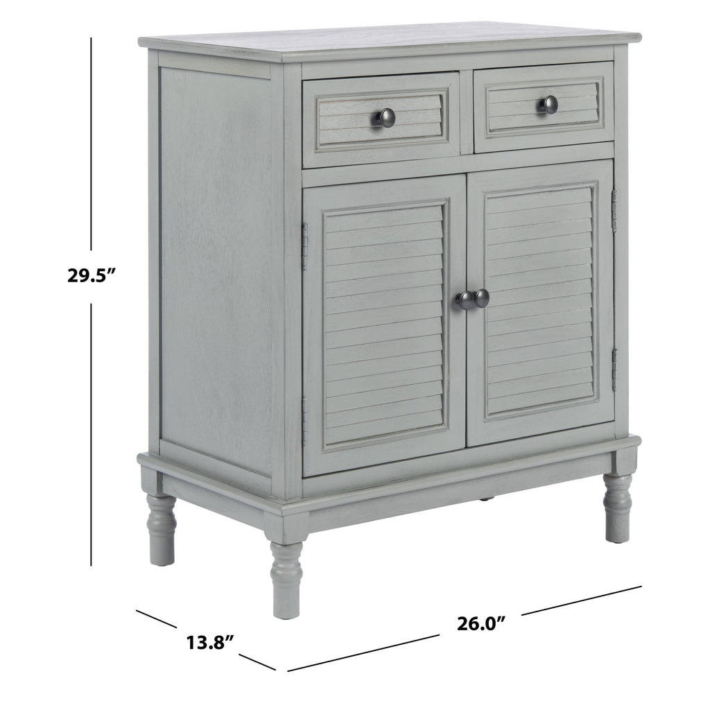 2 Drawer 2 Door Black Sideboard W575405